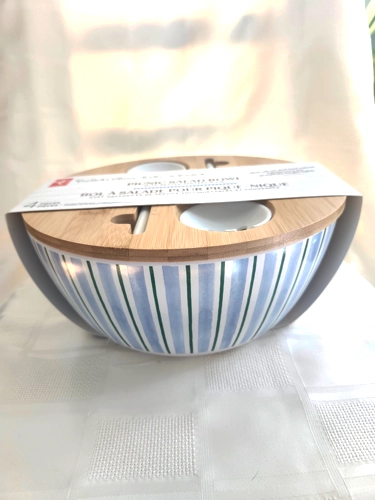 Picnic Bowl with Utensils